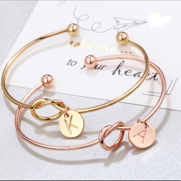 amixkloset Jewelry - ♥️GOLD INITIAL BRACELET♥️